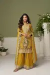 Bushra By Gulkayra Chinon Printed Embroidery Readymade Suits Suppliers In India